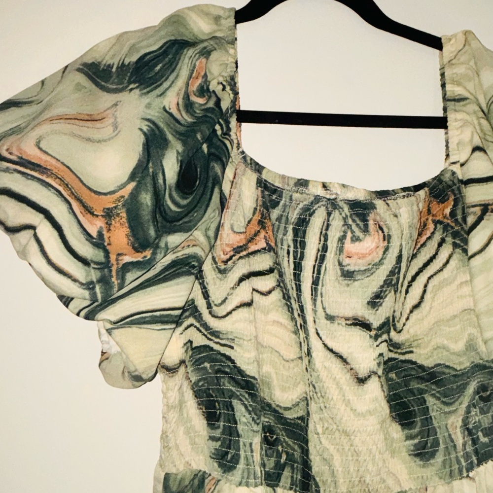Abstract Patterned Dress